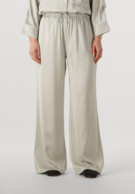 Weiße WITHBLACK Weite Hose WBLPADDIE SATEEN PANTS - large
