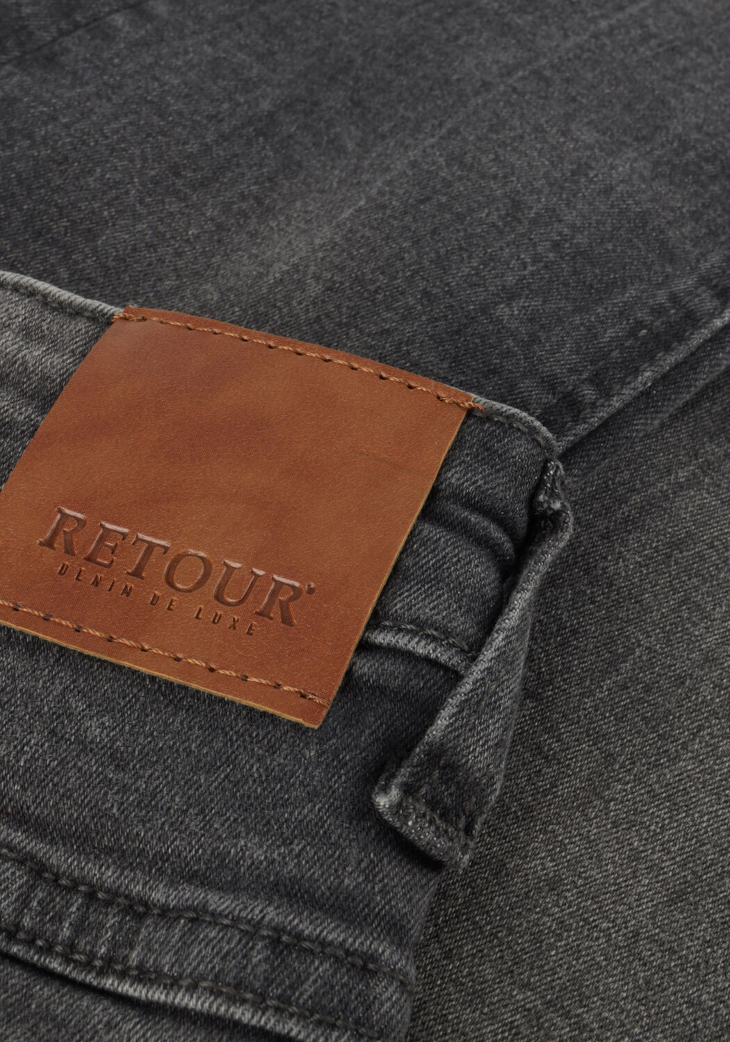 Graue RETOUR Skinny jeans TOBIAS DUSTY GREY - large