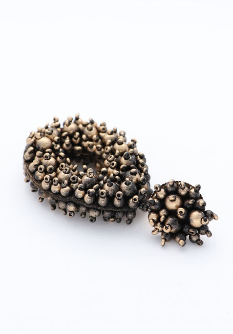 Bronzefarbig NOTRE-V Ohrringe EARRING BEADS - large