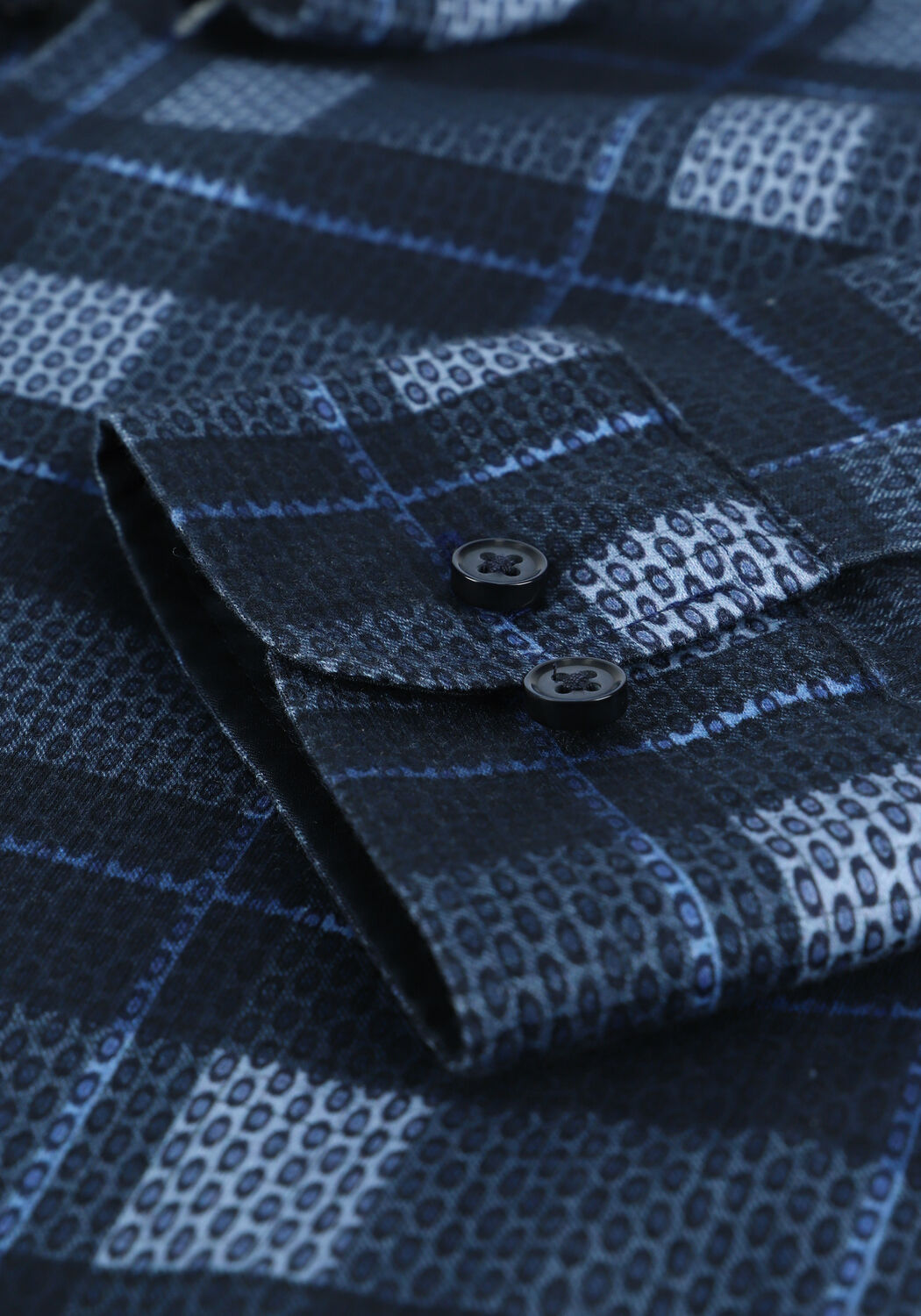 Blaue DESOTO Casual-Oberhemd NEW HAI 1/1 - large