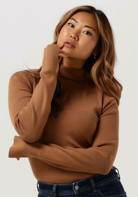 Camelfarbene PENN & INK Rollkragenpullover COLL NECK - large