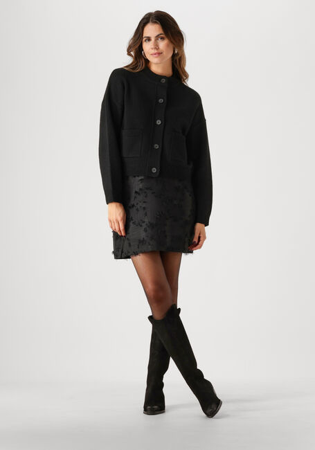 Schwarze MSCH COPENHAGEN Minirock MSCHAUGUSTINA SKIRT - large