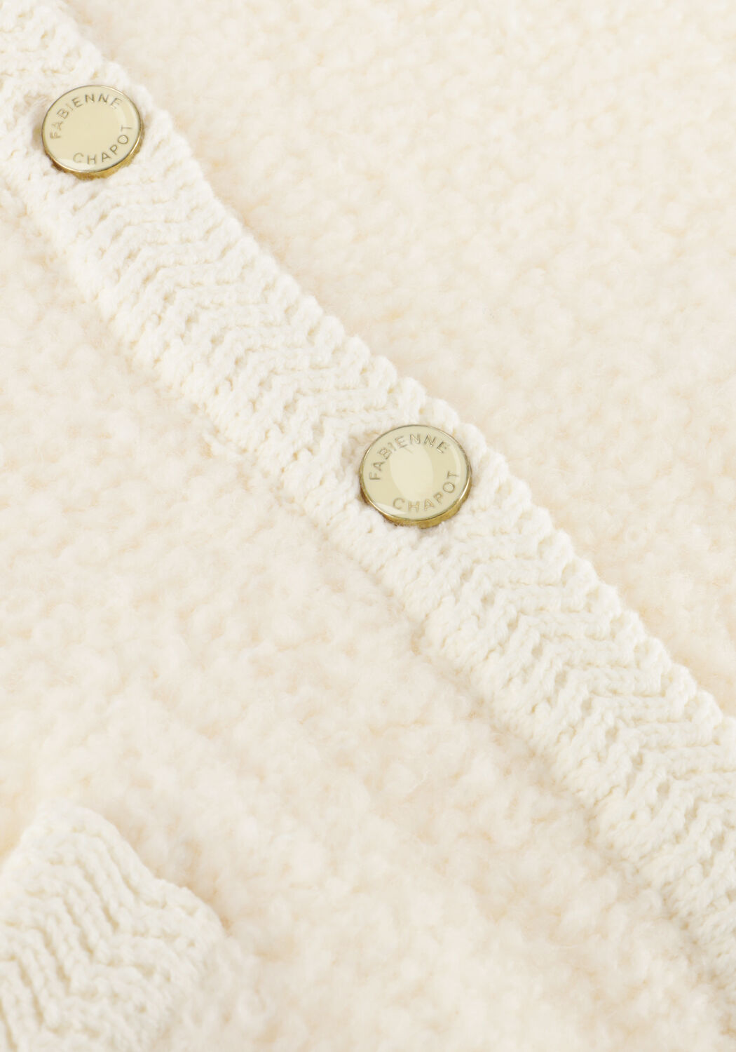 Creme FABIENNE CHAPOT Pullover MARCIA CARDIGAN - large