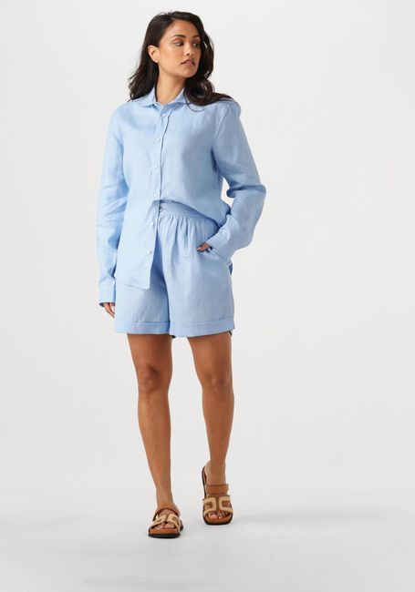 Hellblau RESORT FINEST Blusen SHIRT 100% LINEN - large