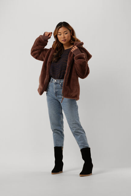 Bordeaux MOSCOW Fake-Fur-Jack EVELYN - large