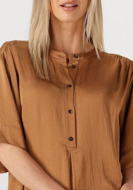 Braune SUMMUM Midikleid DRESS SILKY TOUCH - large