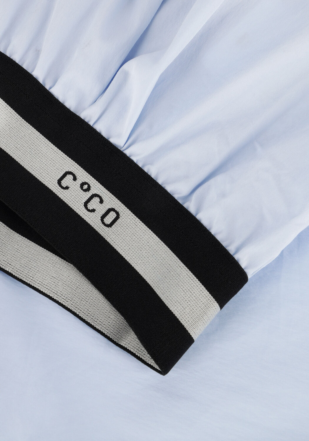 Blaue CO'COUTURE Blusen COTTON CRISP LOGO CROP SHIRT - large