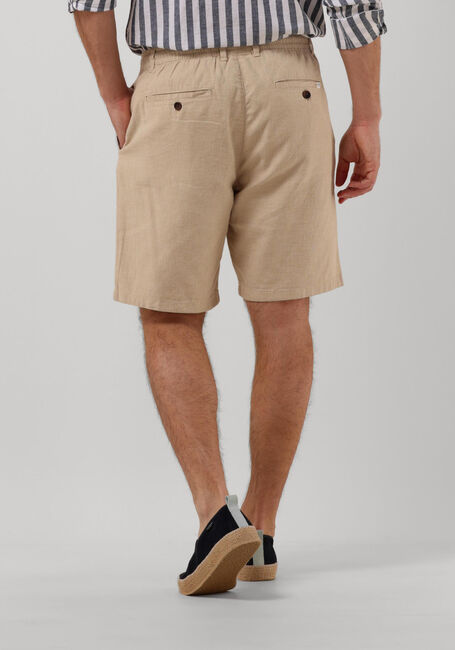Beige SELECTED HOMME Kurze Hose SLHCOMFORT-BRODY LINEN SHORTS - large