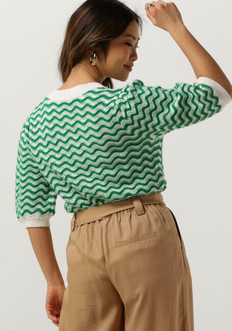 Grüne MINUS T-shirt MAIKA 2/4 SLEEVE KNIT T-SHIRT - large