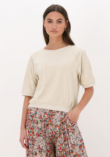 Beige BY-BAR Top NEVA SLUB TOP - large