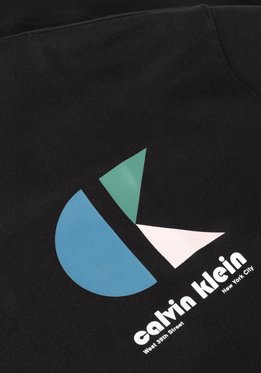 Schwarze CALVIN KLEIN Sweatshirt LS E 350TRRY CK BHS - large