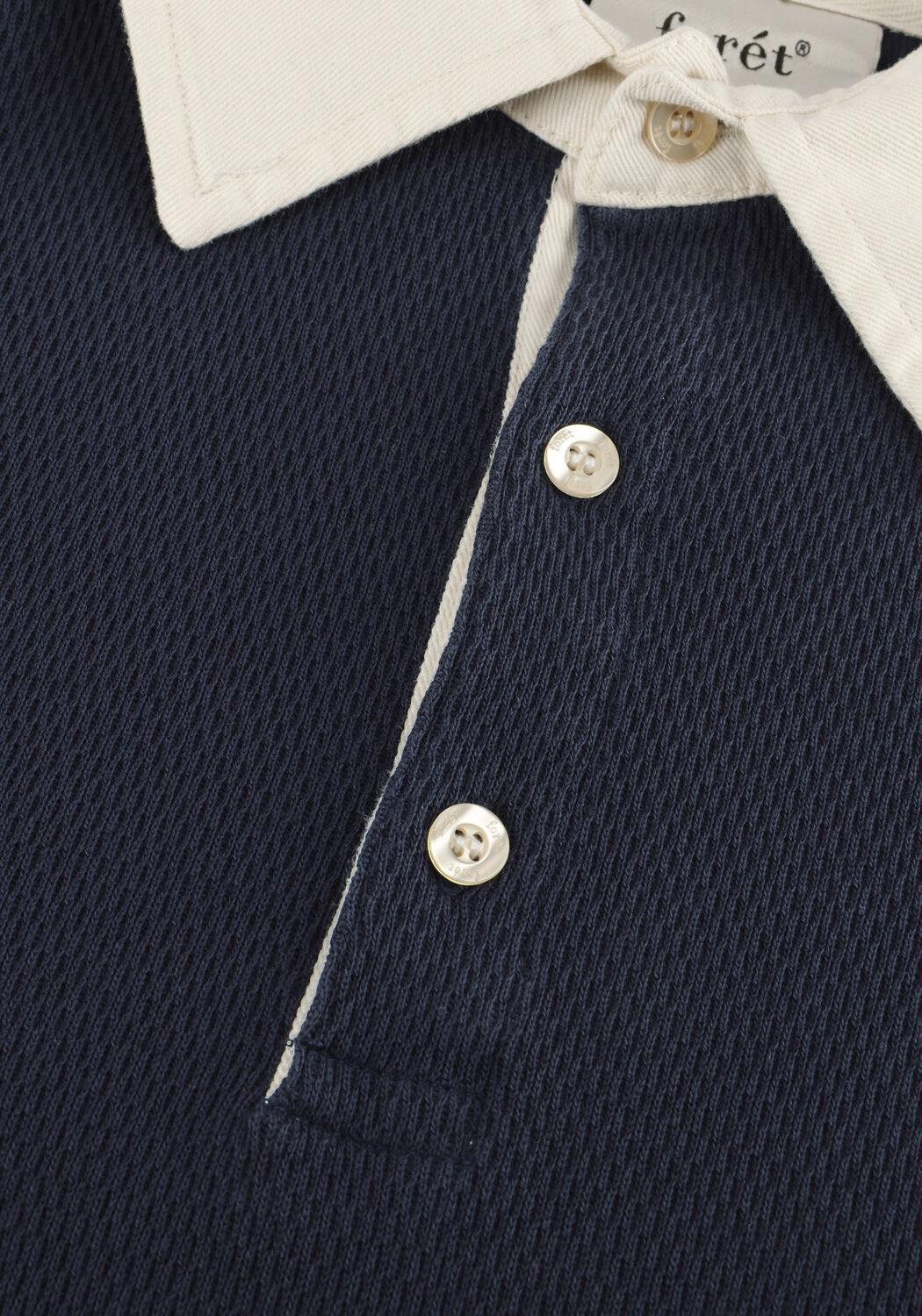 Dunkelblau FOR&Eacute;T Polo-Shirt MATCH RUGBY STRUCTURED SWEATSHIRT - large