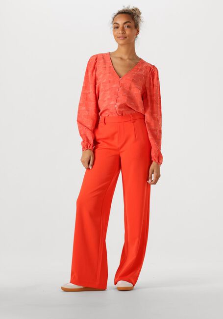 Orangene OBJECT Blusen OBJSUKI LS TOP 137 - large