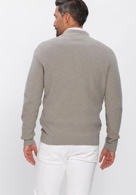 Blaue PROFUOMO Pullover PULLOVER HALF ZIP TWINKLE SLUB - large