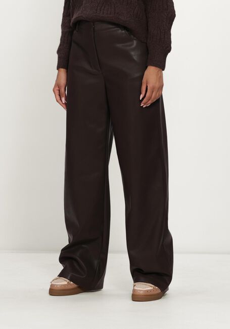 Braune STUDIO AR Weite Hose DAVINA SHEEP SOFT WAXED - large