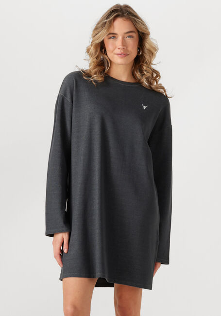 Dunkelgrau ALIX THE LABEL Minikleid LADIES KNITTED SWEATER DRESS - large