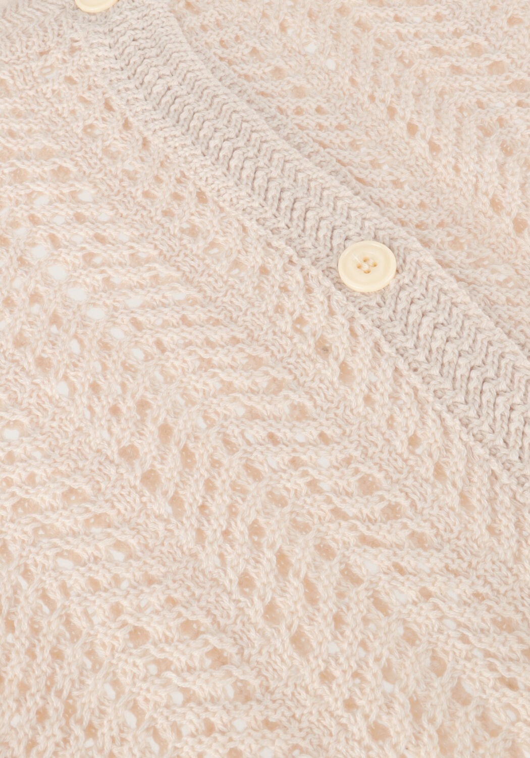 Sand NEO NOIR Top ELLEN CROCHET KNIT CARDIGAN - large