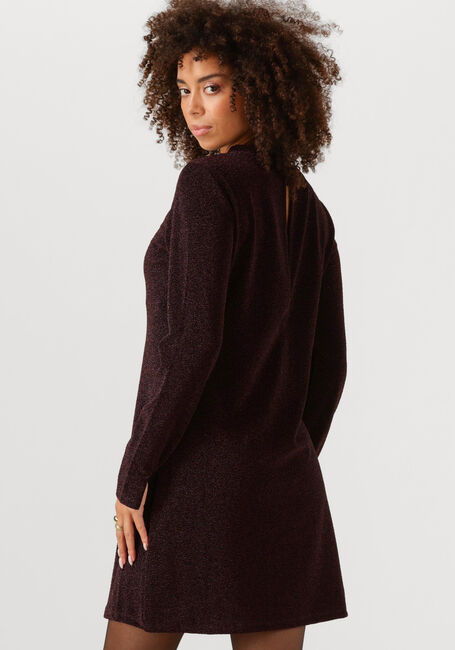 Bordeaux OBJECT Minikleid OBJFILIPA L/S RE SHORT DRESS - large