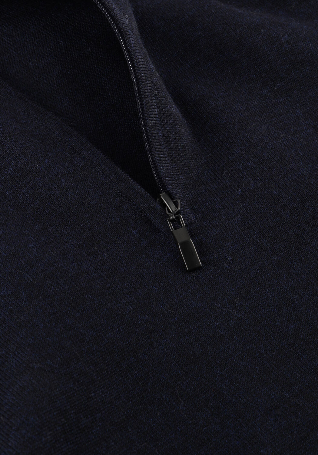 Dunkelblau STEFANO LAURAN Pullover HALF ZIP ANDERS - large