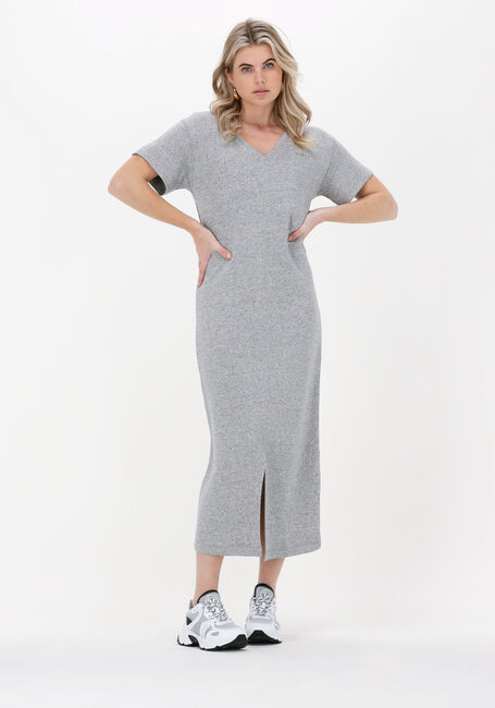 Graue SIMPLE Midikleid JERSEY DRESS MARLO - large