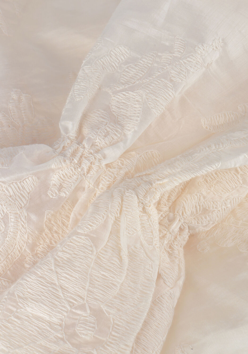 Ecru NEO NOIR Blusen AMARA BIG EMBROIDERY BLOUSE - large