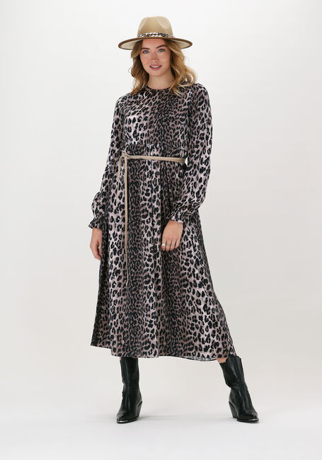 Braune CATWALK JUNKIE Midikleid DR WILD LEOPARD - large