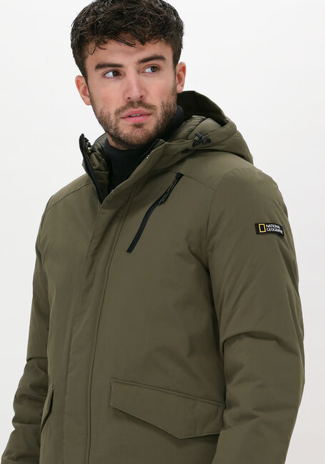 Olive NATIONAL GEOGRAPHIC Parkas HOODED COAT - large