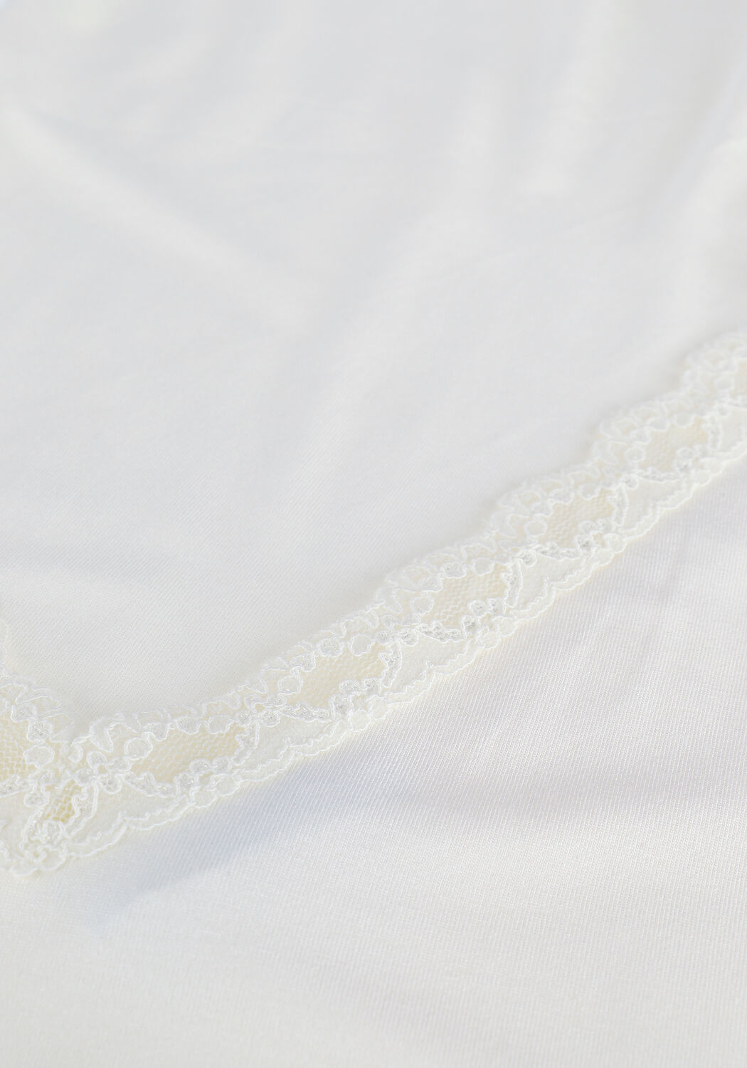 Nicht-gerade weiss BY-BAR Top LACE SINGLET - large