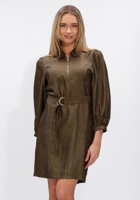 Braune AAIKO Minikleid SEMIRA CRINKLE VIS 545 - large