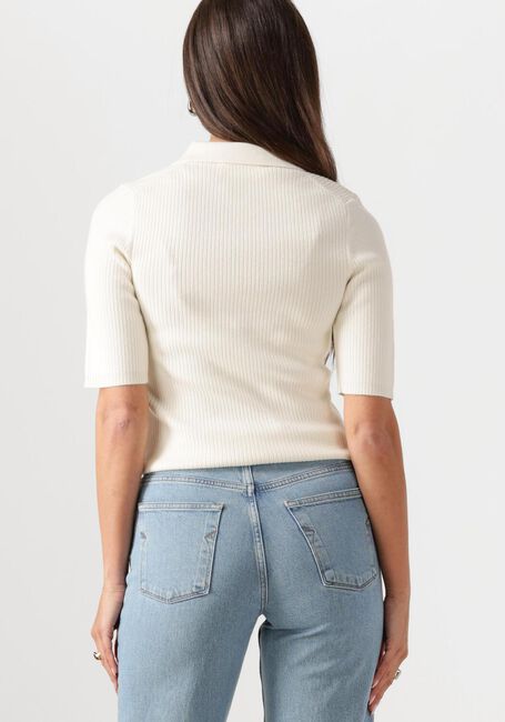 Nicht-gerade weiss SELECTED FEMME Top SLFHELEN 2/4 KNIT COLLAR - large