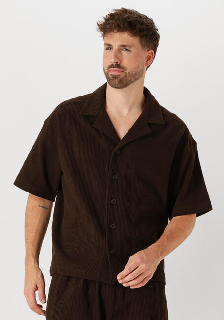 Braune DRYKORN Casual-Oberhemd BASIIL 522160 - large