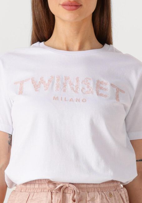 Weiße TWINSET MILANO T-shirt 251TT2042 - large