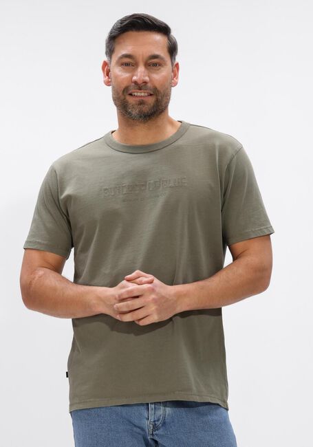 Khaki BUTCHER OF BLUE T-shirt ARMY CORP LOCK TEE - large