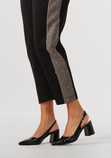 Schwarze NOTRE-V Slingbacks 2315C - large