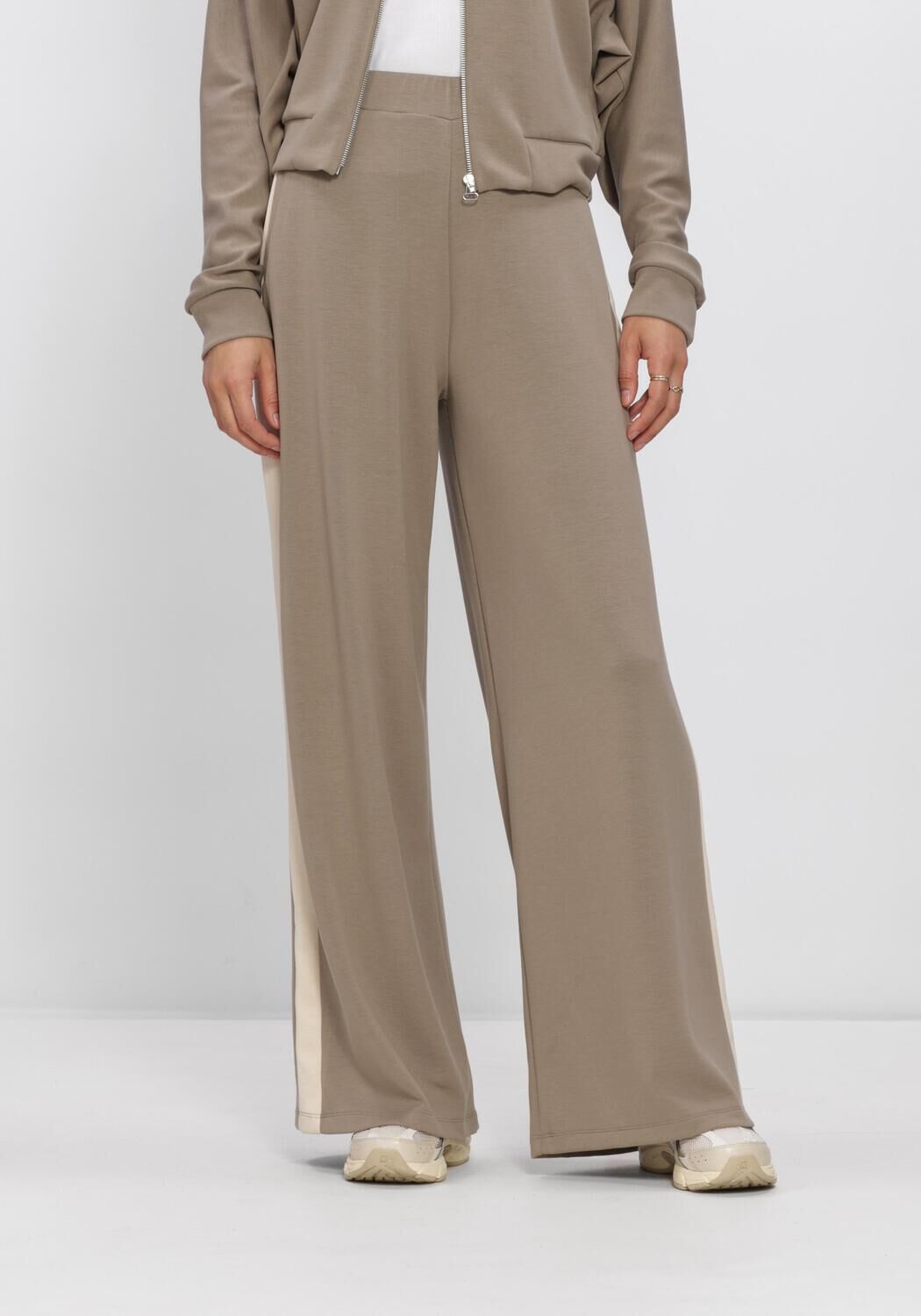 Taupe PENN & INK Weite Hose W26T1307 - large