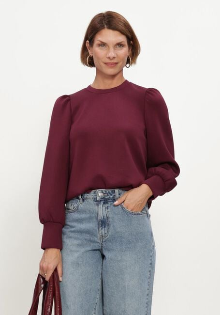 Bordeaux OBJECT Pullover OBJANDREA RE L/S O-NECK TOP - large
