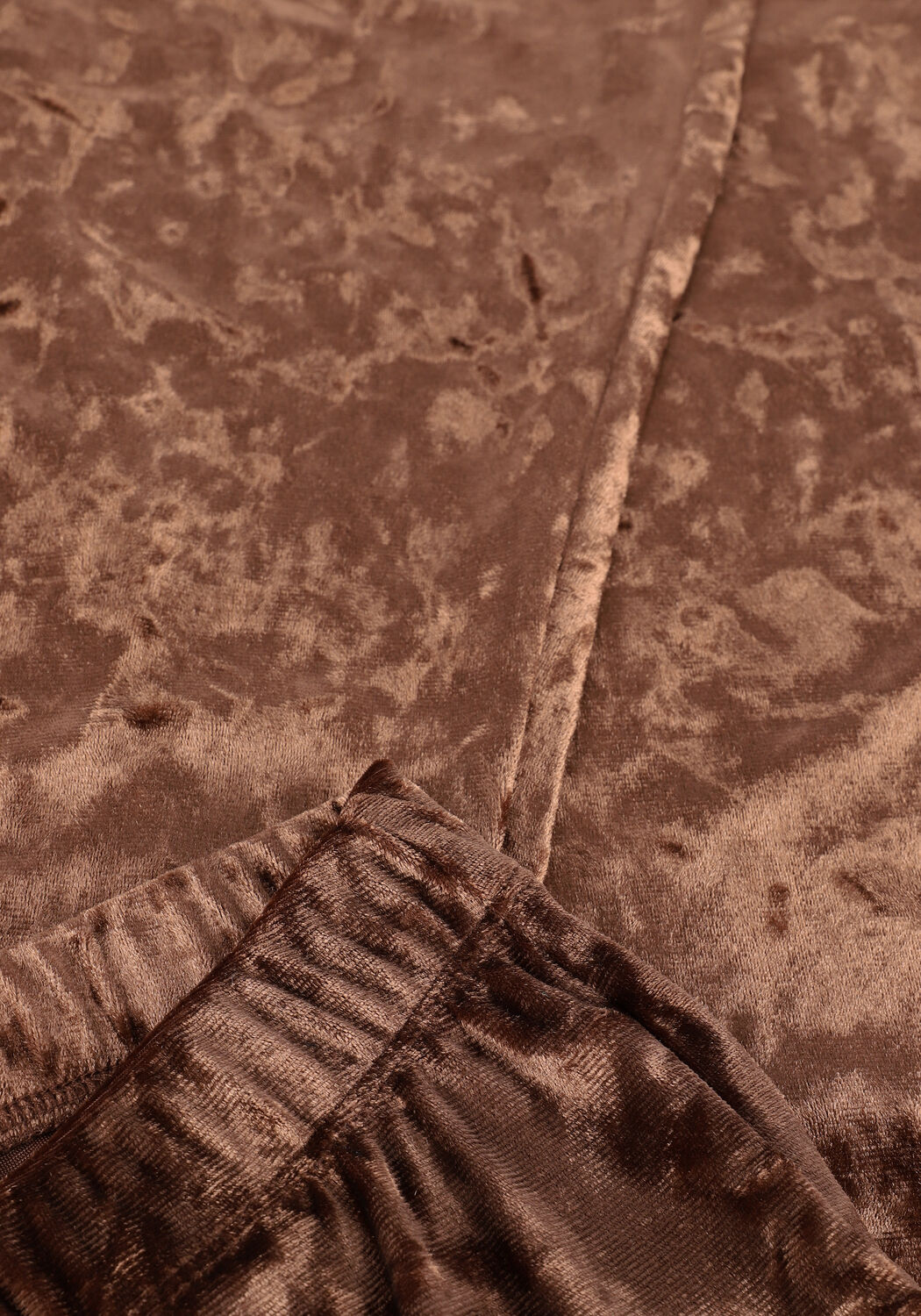 Braune CATWALK JUNKIE Schlaghose TR VELVET - large
