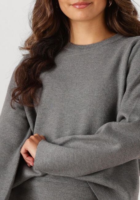 Graue OBJECT Pullover OBJREYNARD O-NECK PULLOVER - large