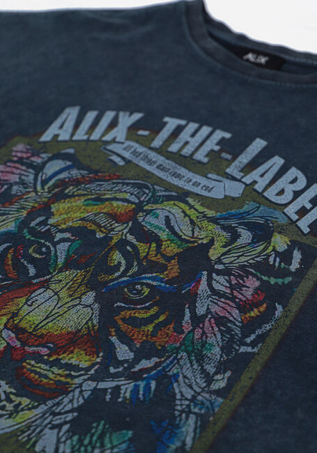 Schwarze ALIX THE LABEL T-shirt OVERSIZED TIGER TSHIRT - large