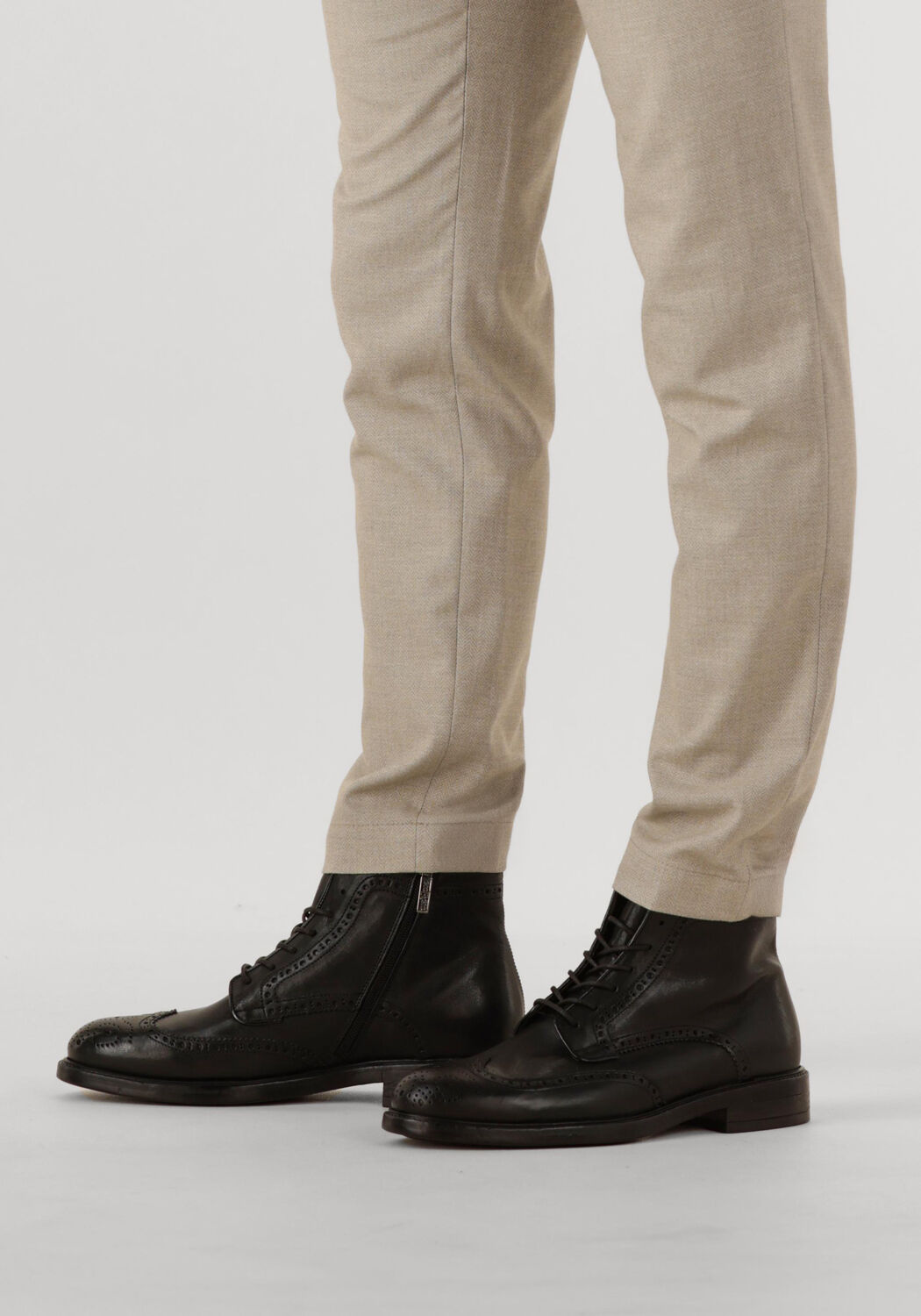 Schwarze GIORGIO Schn&uuml;rboots 88609 - large