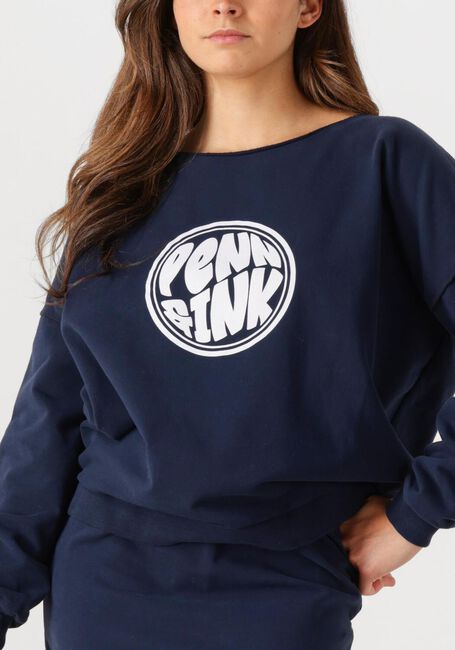 Dunkelblau PENN & INK Sweatshirt SWEATER PRINT - large
