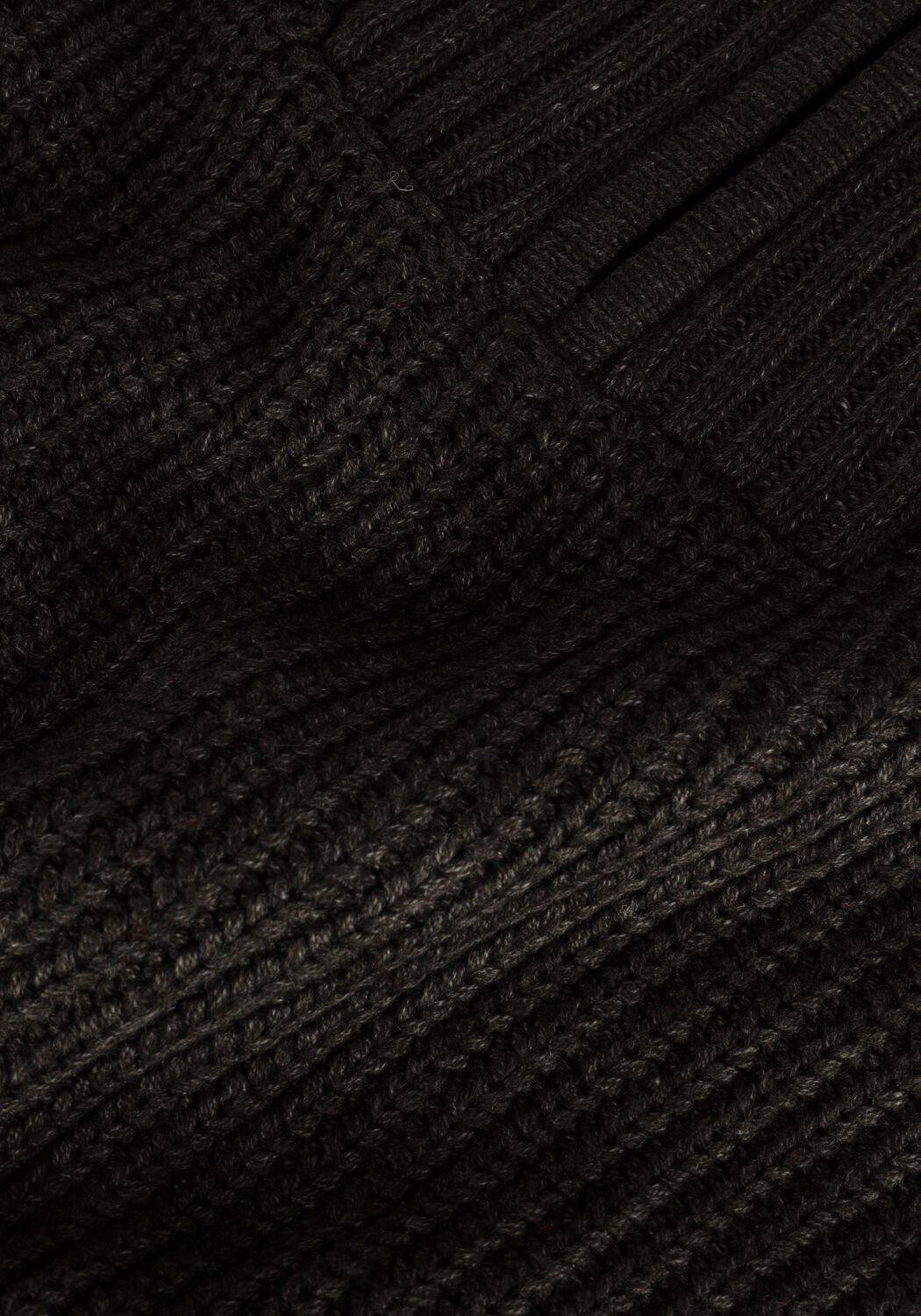 Schwarze CC HEART Pullover AVERY ZIP KNIT SWEATER - large