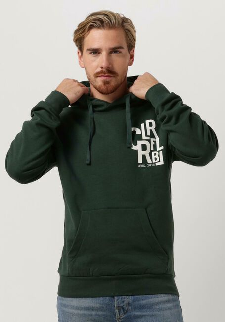 Dunkelgrün COLOURFUL REBEL Sweatshirt CLRFL RBL AMS. 2013 HOODIE - large