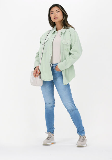 Hellblau CALVIN KLEIN Blusen SHIRT JACKET - large