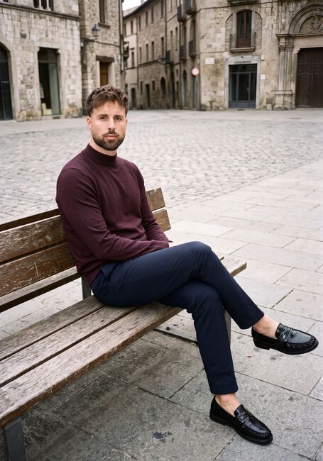 Bordeaux SAINT STEVE Pullover BEN - large
