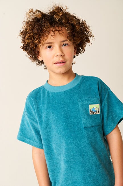 Blaue TUMBLE 'N DRY T-shirt MOREA - large