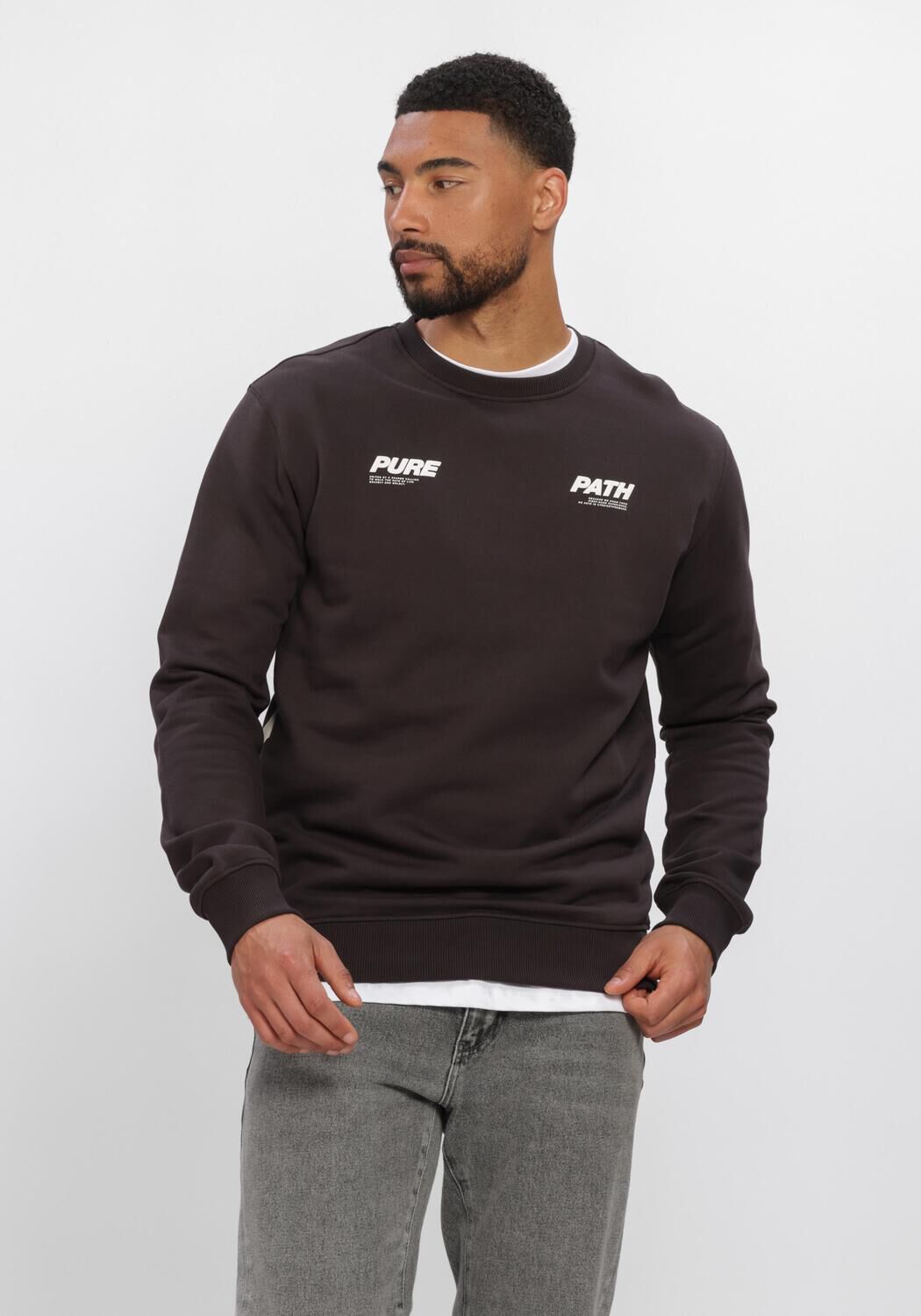 Braune PURE PATH Sweatshirt PURE - large