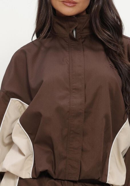 Braune REFINED DEPARTMENT Jack LADIES WOVEN SPORTY JACKET ANNIE - large
