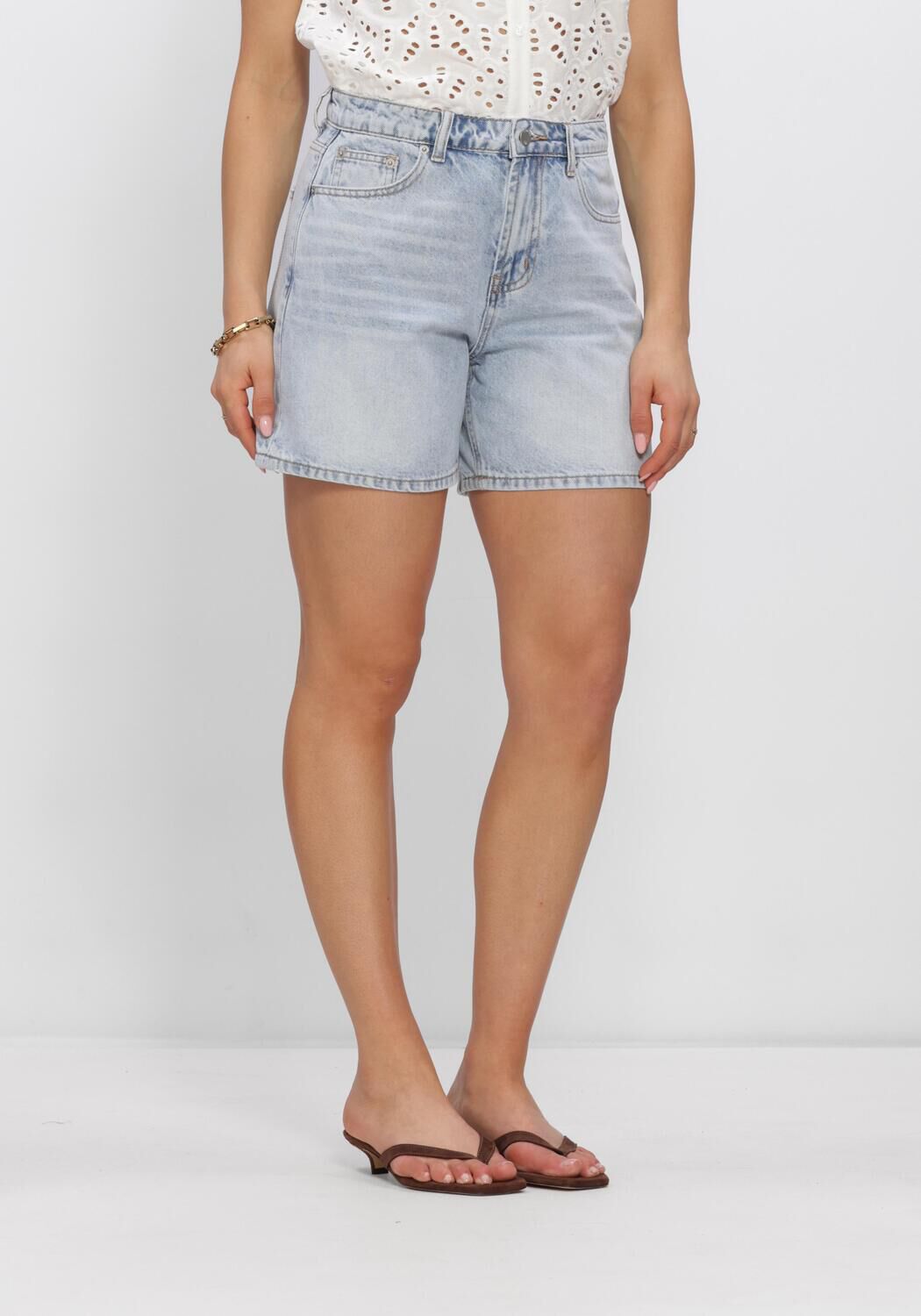 Blaue WITHBLACK Hosen WBLKAROLINA BLUE DENIM SHORTS - large