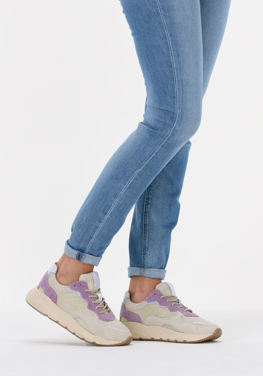 Beige OMODA Sneaker Low CIBEL - large